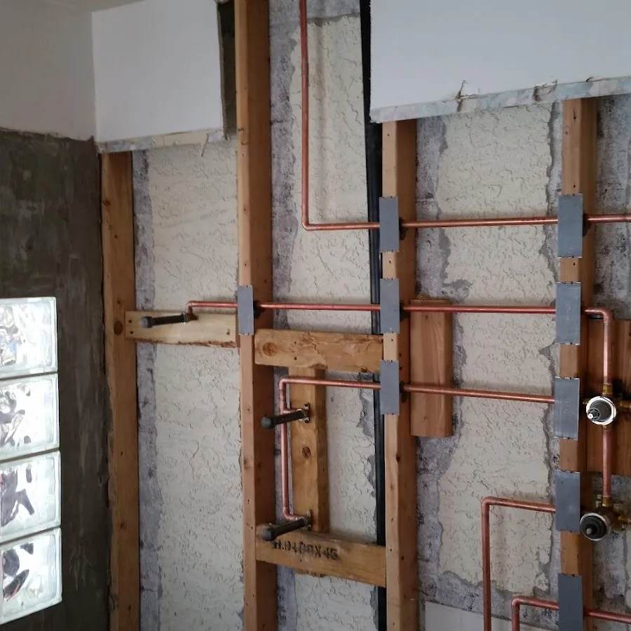 Copper pipe installation for Burst Pipe Repair in Timonium